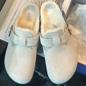 Women Birkenstock in antique white